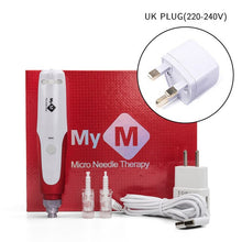 Load image into Gallery viewer, Bayonet Dr Pen Electric Micro needling pen Whitening Wrinkle remove Dr pen with 2pcs 12 pin Cartridge Needle Tips