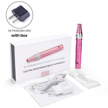 Load image into Gallery viewer, Electric Derma Pen Professional Wireless Skin Care Kit Tools Microblading Needles derma Tattoo Gun Tool Pen mesotherapy Dr pen