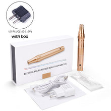 Load image into Gallery viewer, Electric Derma Pen Professional Wireless Skin Care Kit Tools Microblading Needles derma Tattoo Gun Tool Pen mesotherapy Dr pen