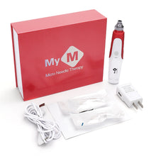 Load image into Gallery viewer, Bayonet Dr Pen Electric Micro needling pen Whitening Wrinkle remove Dr pen with 2pcs 12 pin Cartridge Needle Tips
