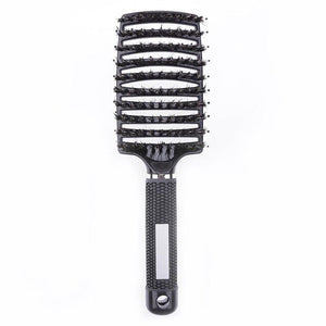 Hair Scalp Massage Comb Hairbrush Bristle Nylon Women Wet Curly Detangle Hair Brush for Salon Hairdressing Styling Tools