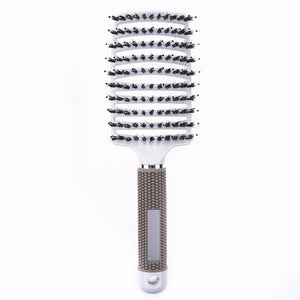 Hair Scalp Massage Comb Hairbrush Bristle Nylon Women Wet Curly Detangle Hair Brush for Salon Hairdressing Styling Tools
