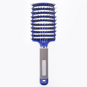 Hair Scalp Massage Comb Hairbrush Bristle Nylon Women Wet Curly Detangle Hair Brush for Salon Hairdressing Styling Tools