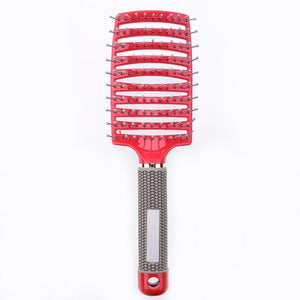 Hair Scalp Massage Comb Hairbrush Bristle Nylon Women Wet Curly Detangle Hair Brush for Salon Hairdressing Styling Tools