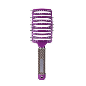 Hair Scalp Massage Comb Hairbrush Bristle Nylon Women Wet Curly Detangle Hair Brush for Salon Hairdressing Styling Tools