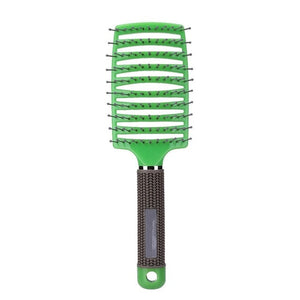 Hair Scalp Massage Comb Hairbrush Bristle Nylon Women Wet Curly Detangle Hair Brush for Salon Hairdressing Styling Tools