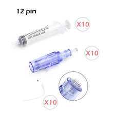 Load image into Gallery viewer, Hydra Injector Derma Pen 2 in 1 Nano Mesotherapy Microneedle Pen Mesogun Portable Smart Injector Pen Facial Treatment Machine
